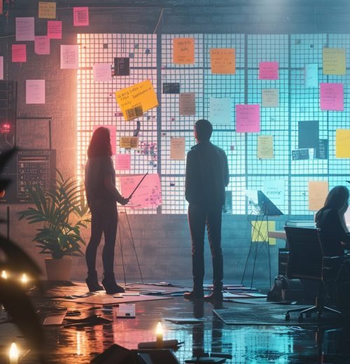 marketing team brainstorming ideas